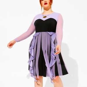 ❤️NWT VINTAGE TORRID URSULA COSPLAY DRESS DISNEY PRINCESS LITTLE MERMAID